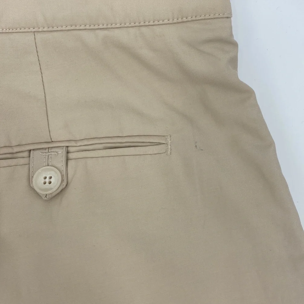 TWP Size Womens 12 Tan Office Ankle Pants - Picture 7 of 13